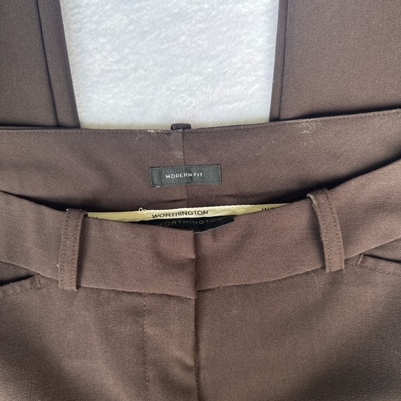 Worthington Dark Brown Pants - Picture 9 of 16